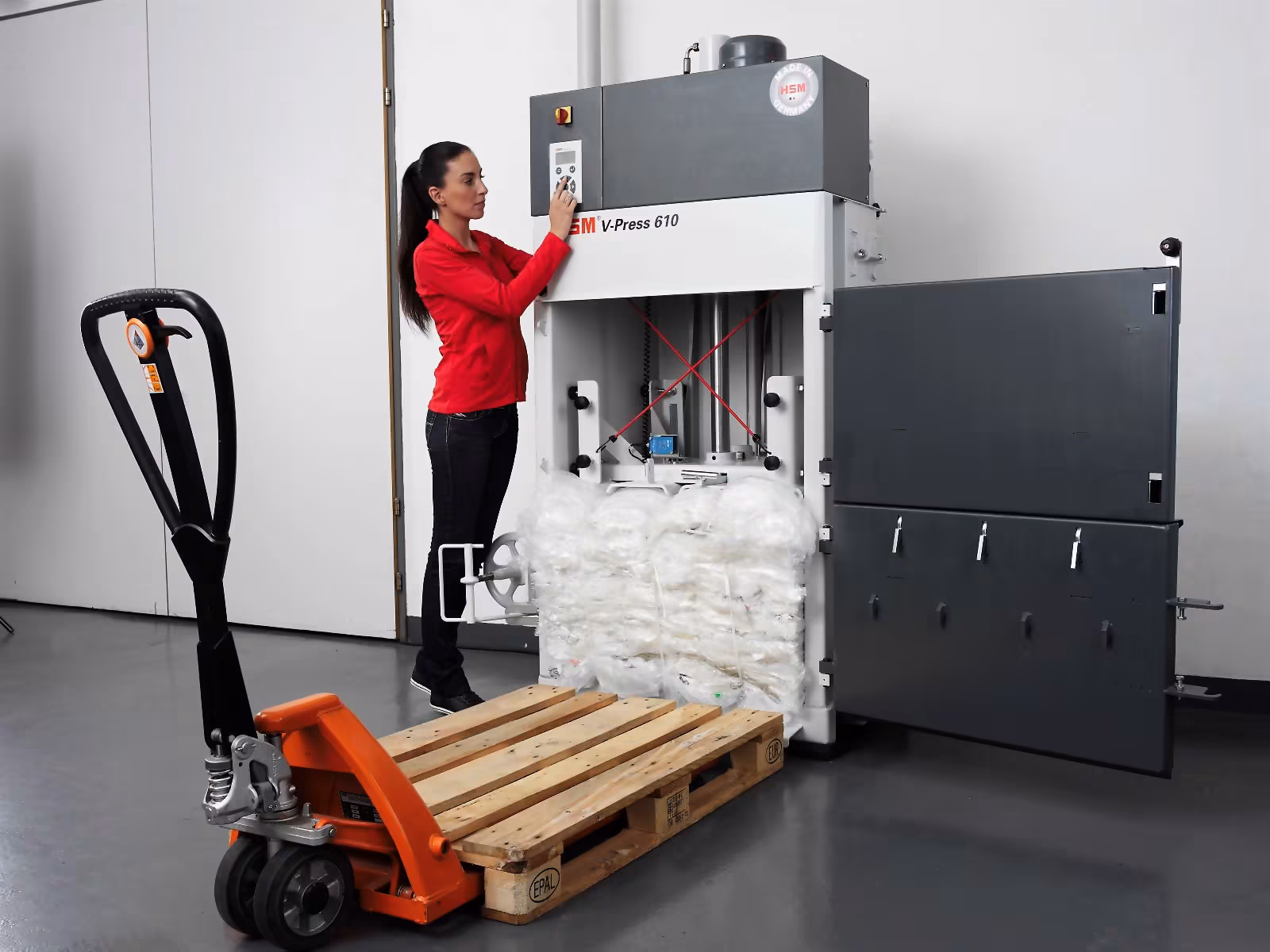 Presă verticală – HSM V-Press 610