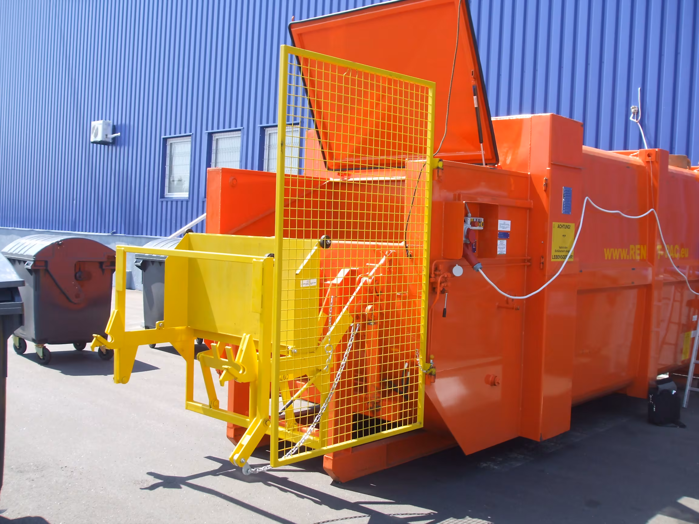 Prescontainer mobil MP SW – Fracție umedă