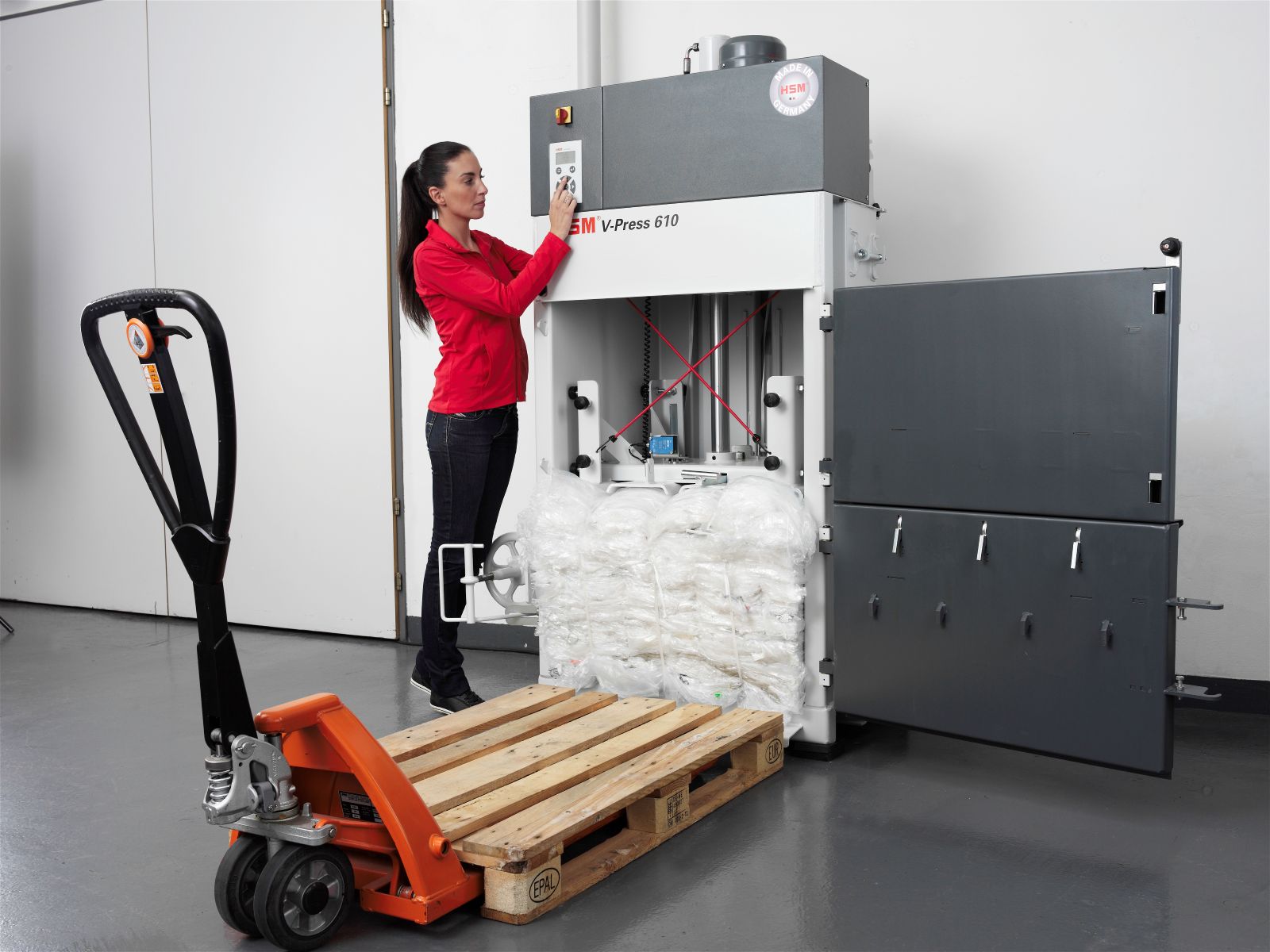 Presă verticală – HSM V-Press 610