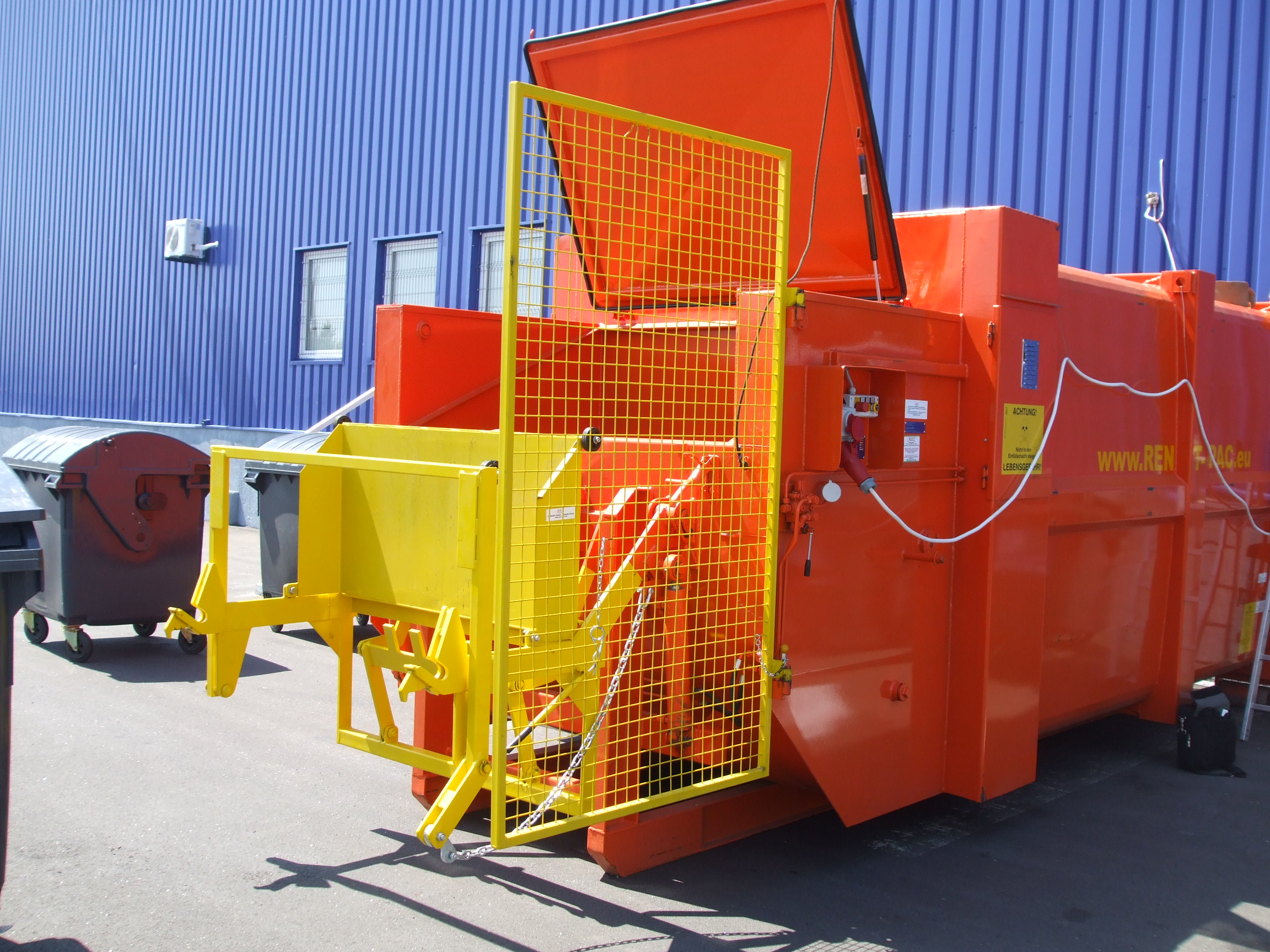 Prescontainer mobil MP SW – Fracție umedă